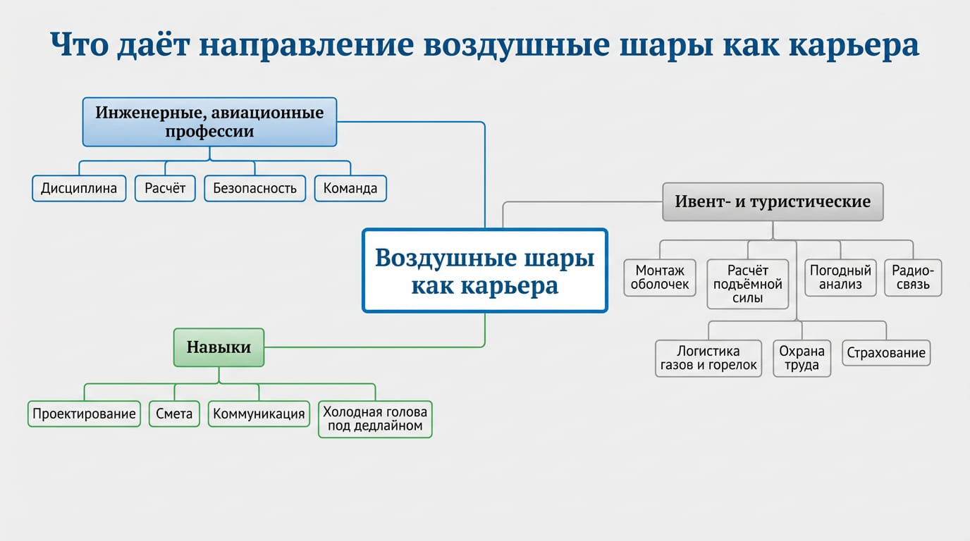 что дает направление воздушные шары